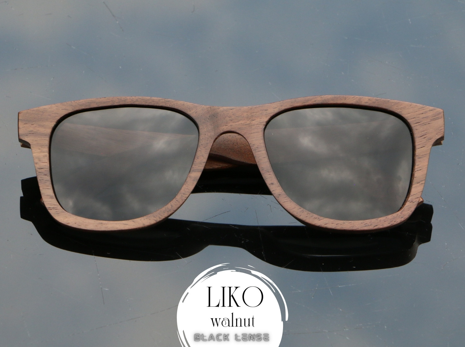 Liko Walnut sunglasses Walnutwood Sunglasses Polarisiert mit 100 UV400 Schutz