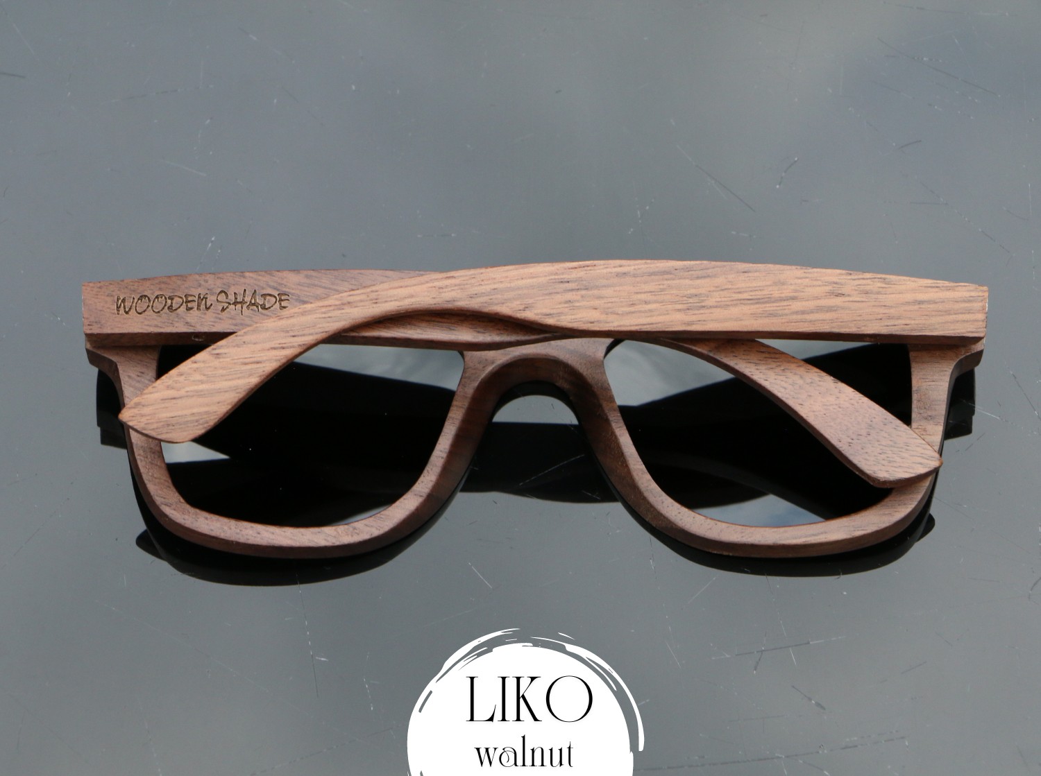 LIKO wlanut sunglasses Walnut Wood polarized lenses