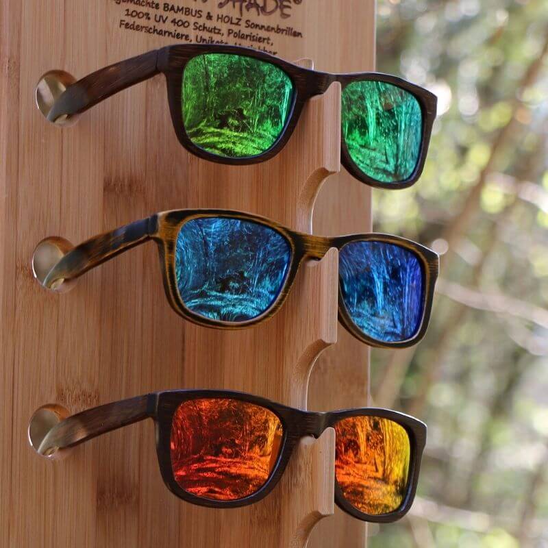 1 Stück Massives Holz Brille Display Ständer, Sonnenbrillen